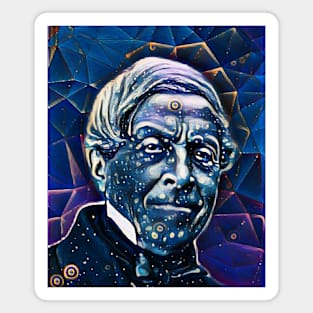 Jules Michelet Abstract Portrait | Jules Michelet Artwork 5 Magnet